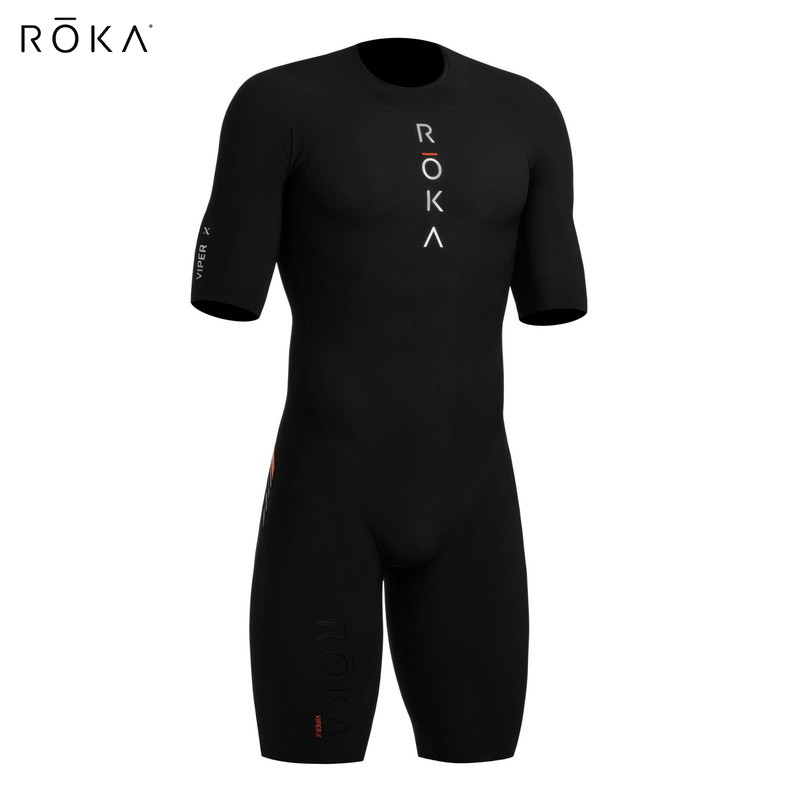 通販激安】 ROKA ロカ Viper X Short Sleeve Black Torch メンズ バイパー ショートスリーブ スイムスキン 