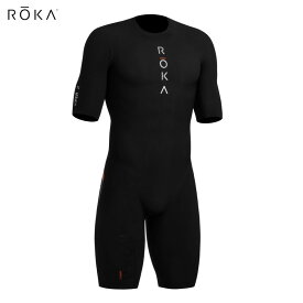 ROKA ロカ Viper X Short Sleeve Black/Torch メンズ・バイパー X ショートスリーブ　スイムスキン
