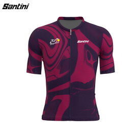 Santini サンティーニ CYCLING JERSEY サイクリング ジャージ モン＝ド＝マルサン/ボルドー ジャージ