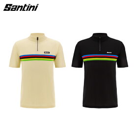 Santini サンティーニ UCI WORLD CHAMPION POLO SHIRT 2024 UCI 世界チャンピオンポロシャツ