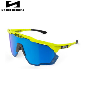 SCICON SPORTS �V�[�R�� AEROSHADE KUNKEN FRAME:YELLOW FLUO LENS:Multimirror Blue
