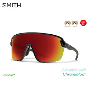 SMITH �X�~�X Bobcat Asia Fit | Frame:Black | Lens:CP-Red Mirror & Clear �T���O���X
