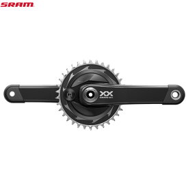 SRAM/スラム T-TYPE XXSL Eagle Spider Q174 CL55 DUB 175mm Black 34T パワーメーター クランクセット