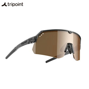 Tripoint �g���C�|�C���g Treriksroset Tri-x Polarized S-trans Blk/Polarized brown/silver mirror �T���O���X