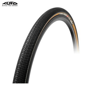 トゥーフォー TUFO Gravel Speedero (スピーデロ) 700 x 44c チューブレスレディ(TR) ブラック x ベージュ グラベル チューブレス タイヤ