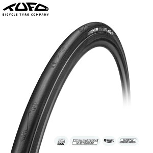 TUFO テューフォ COMTURA PRIMA TR(チューブレスレディ) 700x25c 黒×黒