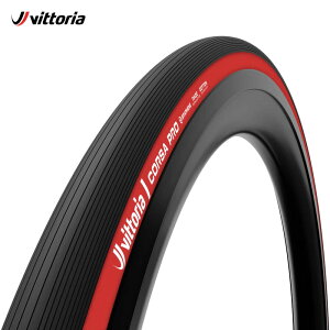 Vittoria ���B�b�g���A CORSA PRO TLR Red Sidewall Limited 700x28c ���[�h�^�C��