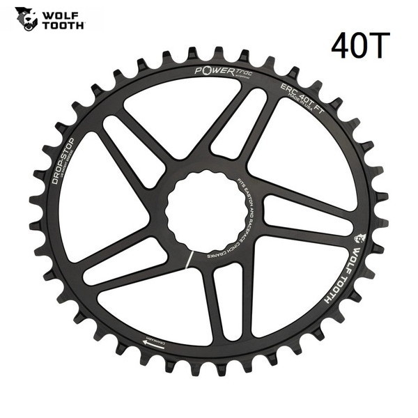 WolfTooth ウルフトゥース Elliptical Direct Mount Chainring for Easton and Race Face Cinch 40T compatible with SRAM Flattop  チェーンリング