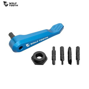 WolfTooth ウルフトゥース Axle Handle Multi-Tool Blue マルチツール