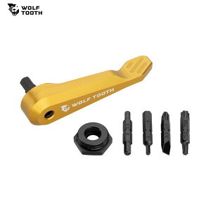 WolfTooth EtgD[X Axle Handle Multi-Tool Gold }`c[