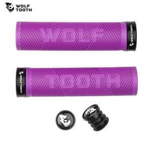 WolfTooth EtgD[X Wolf Tooth Lock-On Echo Grip - Purple Grip with Black Collar Obv