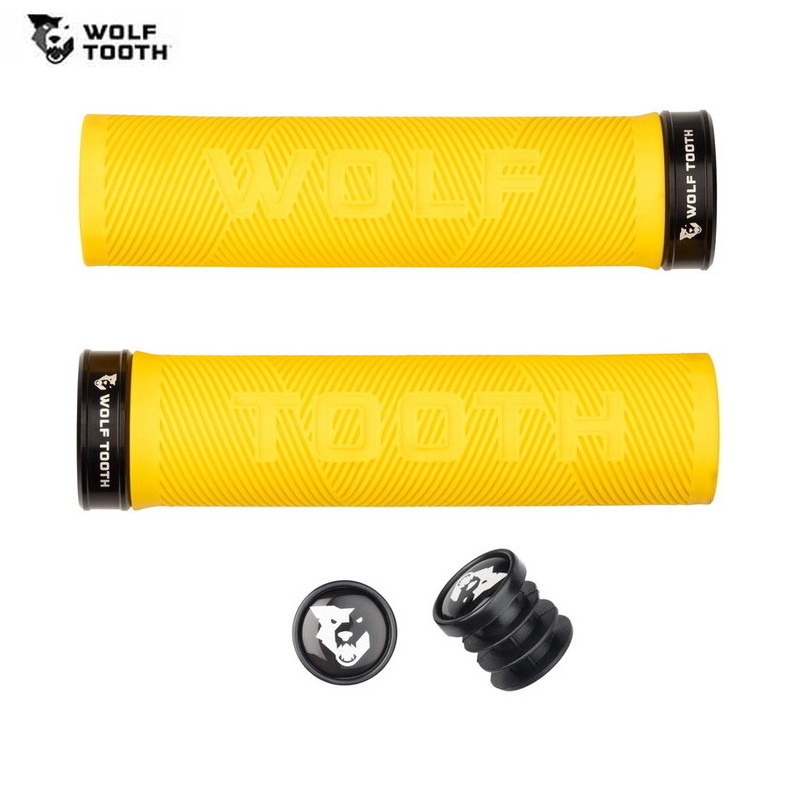 お1人様1点限り】WolfTooth ウルフトゥース Wolf Collar Black Echo with Grip Yellow Grip  Lock-On Tooth グリップ 仕掛け