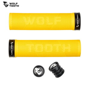 WolfTooth EtgD[X Wolf Tooth Lock-On Echo Grip - Yellow Grip with Black Collar Obv