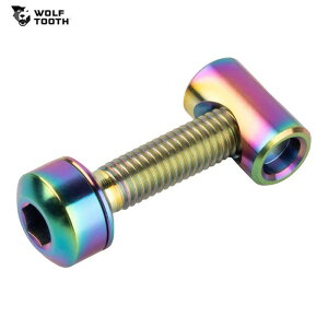 WolfTooth �E���t�g�D�[�X Seatpost Clamp Titanium Bolt OIL SLICK �{���g