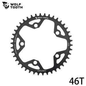 WolfTooth EtgD[X 110 BCD Gravel CX Road Chainrings Drop-Stop ST 46T `F[O
