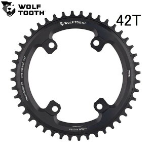 WolfTooth EtgD[X 110 BCD Asymmetric 4-Bolt Chainrings for GRX Cranks Drop-Stop ST 42T