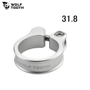 WolfTooth �E���t�g�D�[�X Seatpost Clamp 31.8mm Raw Silver �V�[�g�|�X�g�N�����v
