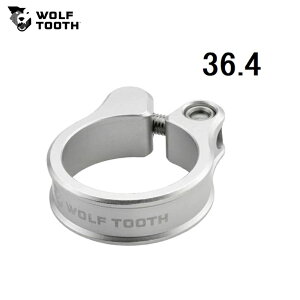 WolfTooth �E���t�g�D�[�X Seatpost Clamp 36.4mm Raw Silver �V�[�g�|�X�g�N�����v