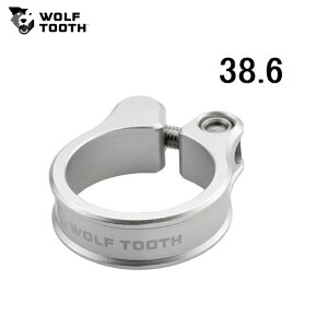 WolfTooth �E���t�g�D�[�X Seatpost Clamp 38.6mm Raw Silver �V�[�g�|�X�g�N�����v