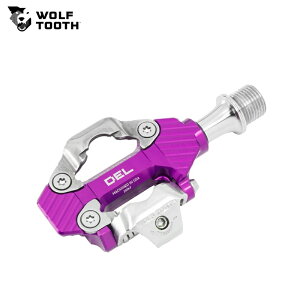 WolfTooth EtgD[X DEL Gravel Clipless Pedal Ultraviolet Purple y_