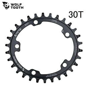 WolfTooth �E���t�g�D�[�X CAMO Oval Chainring 30T Drop-Stop B �`�F�[�������O