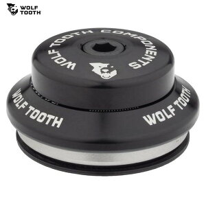 WolfTooth �E���t�g�D�[�X Wolf Tooth IS41/28.6 Upper Headset 7mm Stack Black �w�b�h�p�[�c