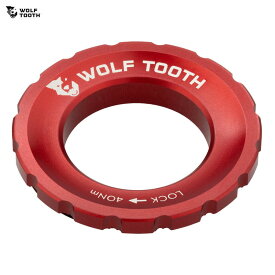 WolfTooth ウルフトゥース Wolf Tooth Centerlock Rotor Lockring センターロック ローター ロックリング Red