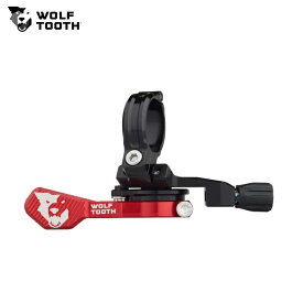 WolfTooth ウルフトゥース ReMote Pro 22.2mm Handlebar Clamp Red ドロッパーレバー