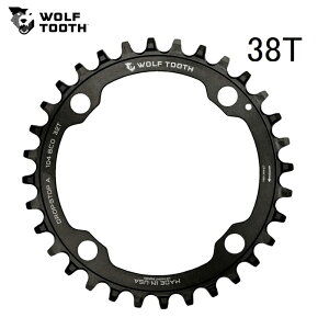 WolfTooth EtgD[X 104 BCD Chainring 38T Drop-Stop B `F[O
