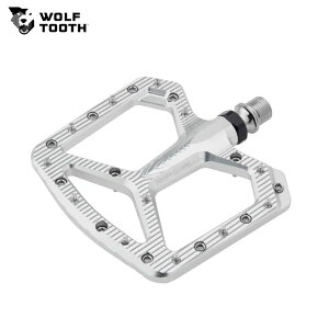 WolfTooth �E���t�g�D�[�X Ripsaw Pedal Raw Silver �y�_��