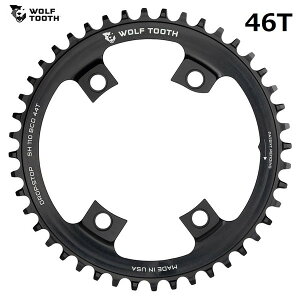 WolfTooth EtgD[X 110 BCD Chainring For Shimano 4 Bolt - 110 x 46T `F[O