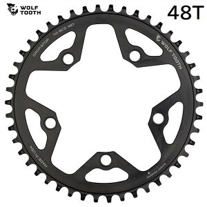 WolfTooth EtgD[X 110 BCD 5 Bolt Chainring 48T compatible with SRAM Flattop