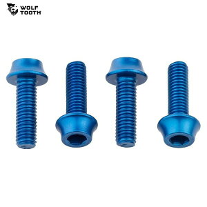 WolfTooth �E���t�g�D�[�X Wolf Tooth Water Bottle Cage Bolts Blue