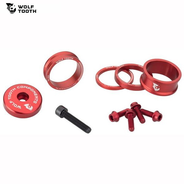 WolfTooth ウルフトゥース Wolf Tooth メーカー公式ショップ Bling Kit Anodized 品多く Red