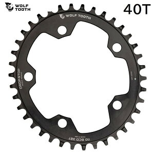 WolfTooth EtgD[X Elliptical 110 BCD 5 Bolt Chainring 40T compatible with SRAM Flattop