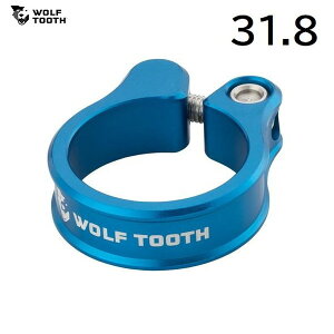 WolfTooth �E���t�g�D�[�X Wolf Tooth Seatpost Clamp 31.8mm Blue