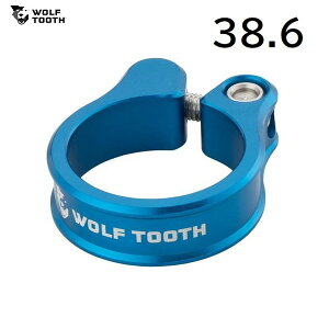 WolfTooth �E���t�g�D�[�X Wolf Tooth Seatpost Clamp 38.6 mm Blue