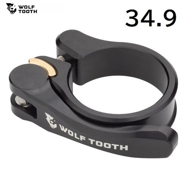 WolfTooth ウルフトゥース 楽天 Wolf Tooth Seatpost Black Quick 通販激安 34.9mm Clamp Release