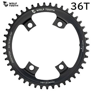 WolfTooth EtgD[X 110 BCD Chainring For Shimano 4 Bolt - 110BCD x 36T
