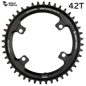WolfTooth EtgD[X 110 BCD 4 Bolt Chainring for Shimano GRX 42t