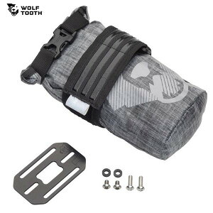 WolfTooth EtgD[X B-RAD TekLite Roll-Top Bag 1L with Adapter Plate