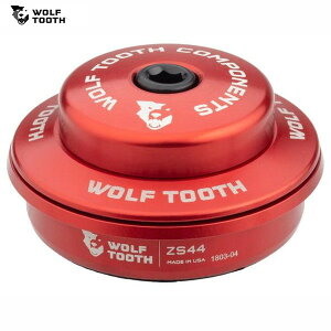 WolfTooth EtgD[X Wolf Tooth ZS44/28.6 Upper Headset 6mm Stack Red