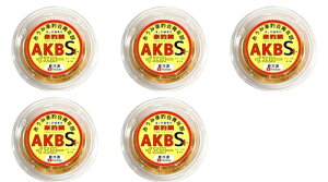 おうみ楽釣会青年部 海上釣堀 専用 楽釣餌 AKBS+ イエロー ササミ系 冷凍エサ 5個セット