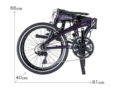 楽天市場】折りたたみ自転車 Vigor Flat ダホン 自転車 20インチ 