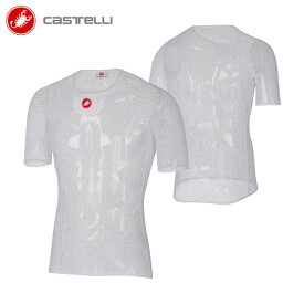 【マラソン全品P2倍】＜春の感謝祭＞【即納】CASTELLI 17027 CORE MESH 3 SS カステリ コア メッシュ 3 半袖ベースレイヤー