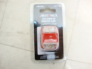 ライト フロント アンタレックス フロントライト ZX1-W  点灯/点滅 CR2032×2使用 レッド ? 新品