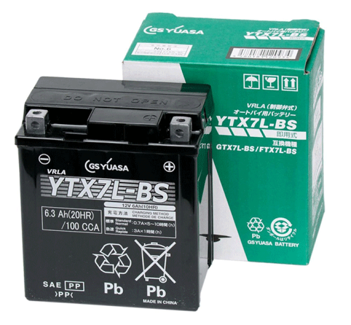 GSユアサ　YTX7L-BS Amazon.co.jp: GS YUASA [ ジーエスユアサ ] シールド型 バイク用