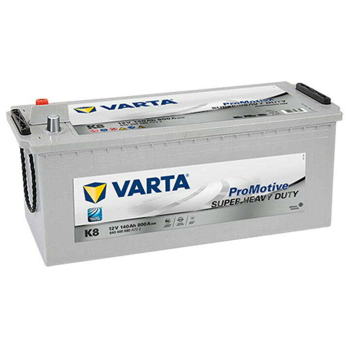 楽天市場】VARTA バルタ トラクター用バッテリー K8 640-400-080【下 