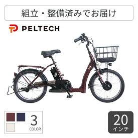電動アシスト自転車 PELTECH(ペルテック) TDN-209L 20インチ 12Ah TDN-209L-12 【通常3~5営業日で出荷】