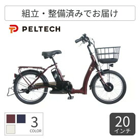 電動アシスト自転車 PELTECH(ペルテック) TDN-209L 20インチ TDN-209L-8 【通常3~5営業日で出荷】
